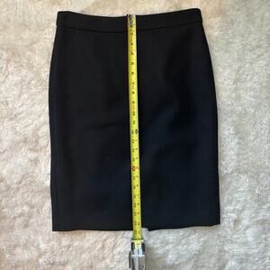 J.‎ Crew 100% Wool Pencil Skirt Sz 4 - Black - EXCELLENT CONDITION